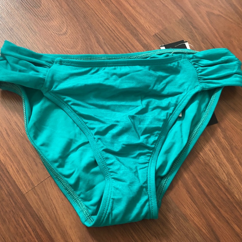 La Blanca Teal Bikini Swimsuit Bottom 4